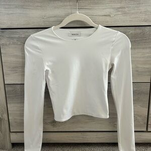Babaton Cream Long Sleeve Top Contour Line